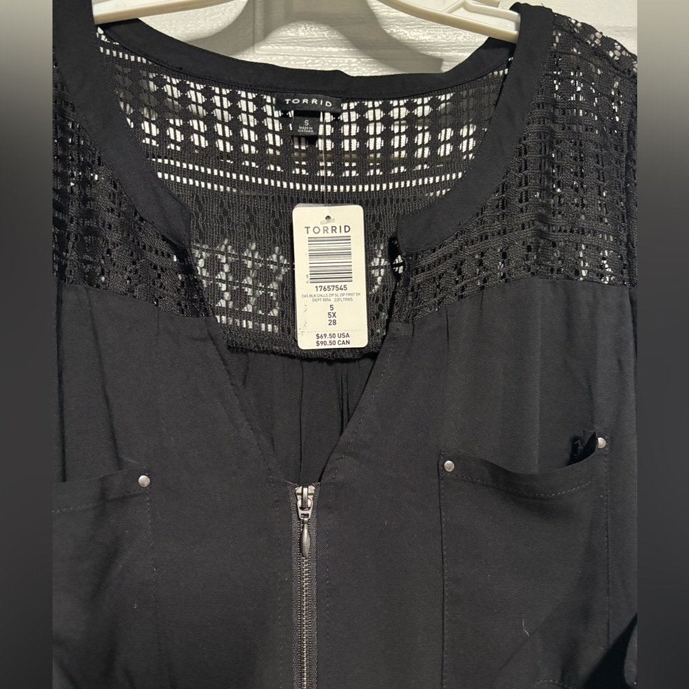 Torrid black Dress with Front Zip - Picture 8 of 8